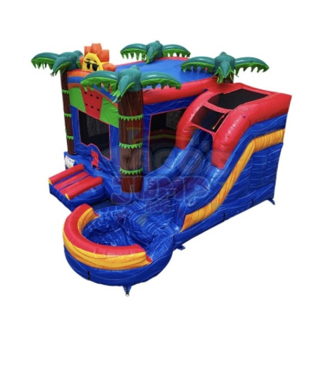 BLUE OASIS BOUNCE HOUSE COMBO